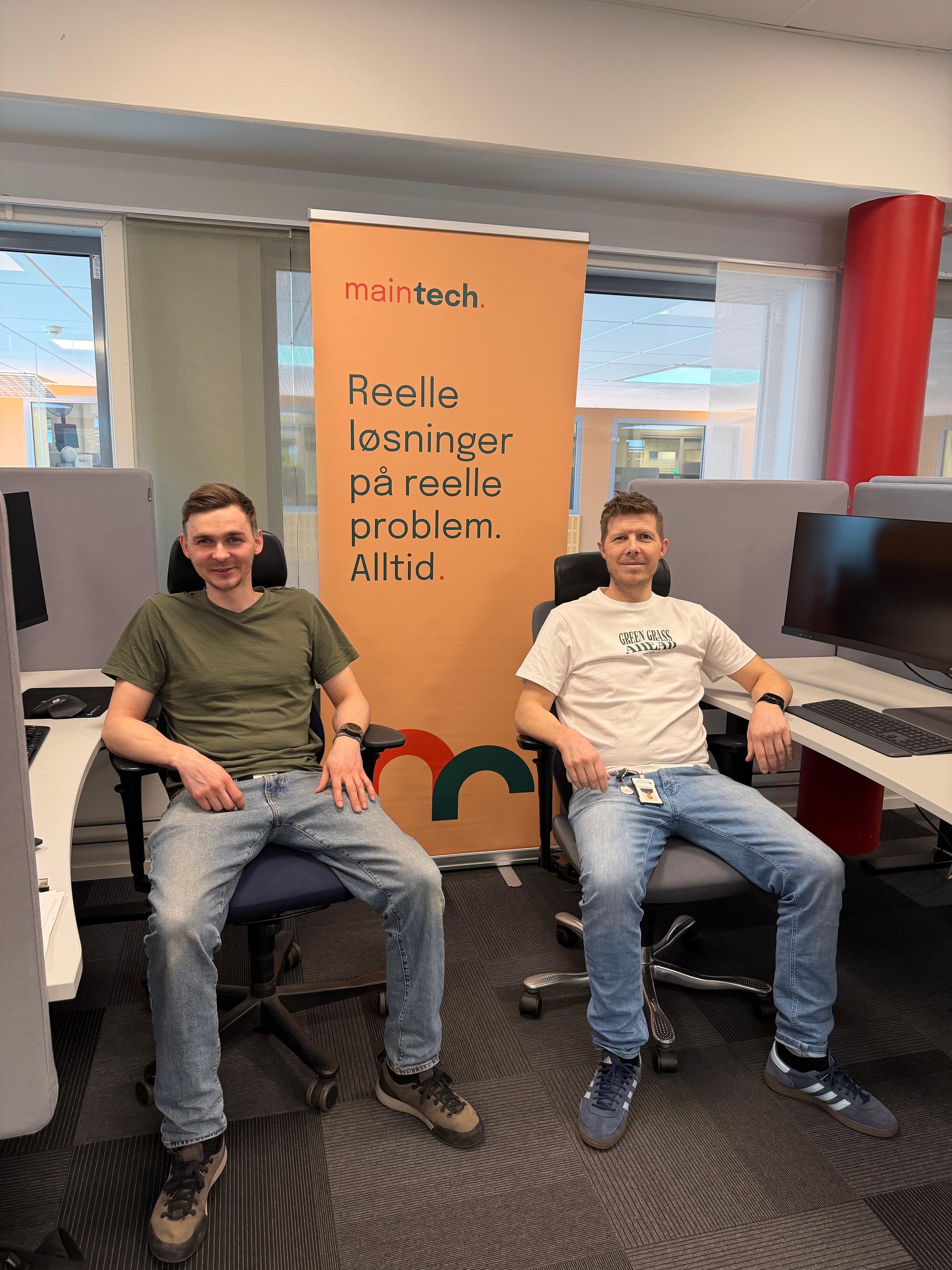 Frode og Thomas Ø. har funnet seg til rette på nye plasser